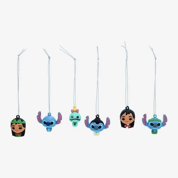 NEW Hallmark Disney's Lilo & Stitch Set Of 6 Mini Character Ornaments - Picture 3 of 5